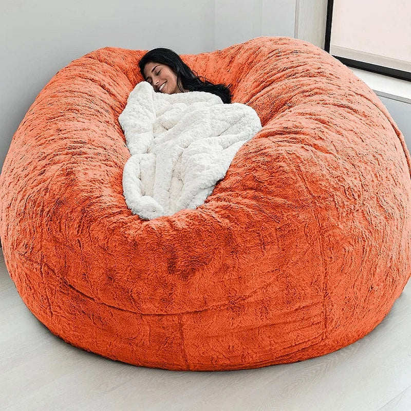 Dropshipping 7FT 183cm Fur Giant Removable Washable Bean