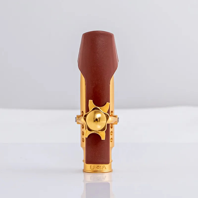 New Tenor Soprano Alto Saxophone Metal Mouthpiece Gold