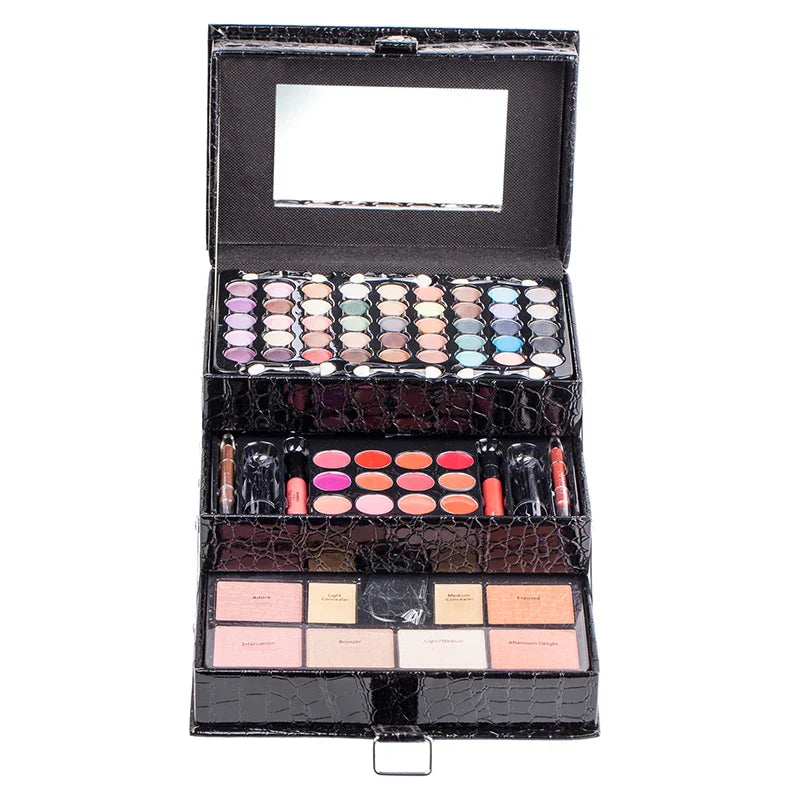DUER LIKA Black Pattern Portable Professional 45Color Eye