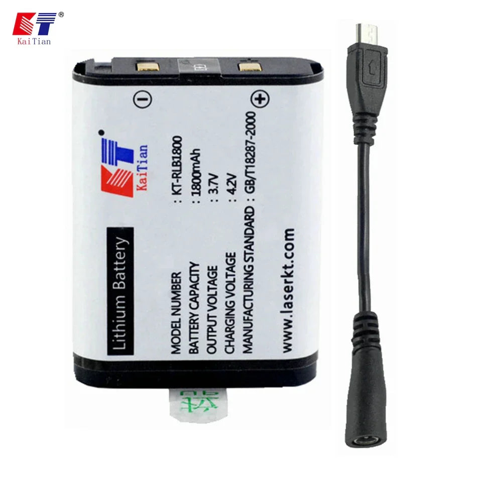 KaiTian Laser Battery Rechargeable Lithium for Self-Leveling Green/Red