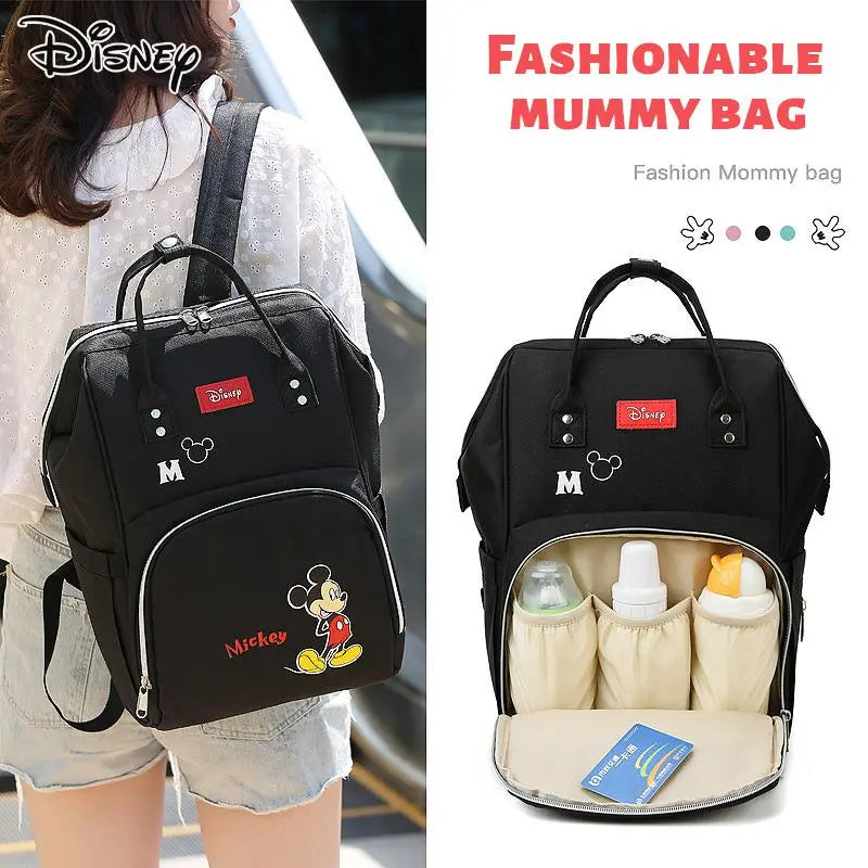 Disney Diaper Mummy Baby Bag Backpack Multi-function Large