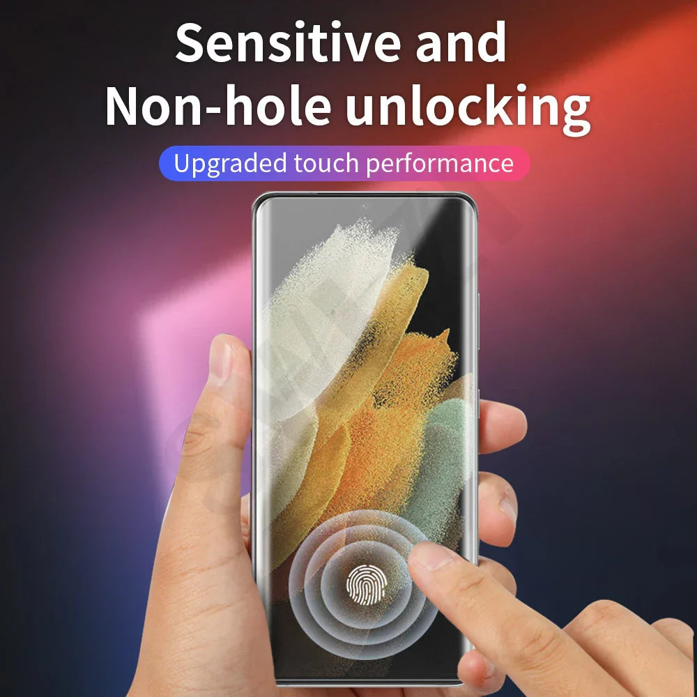 5Pcs UV glass screen protector for Samsung Galaxy