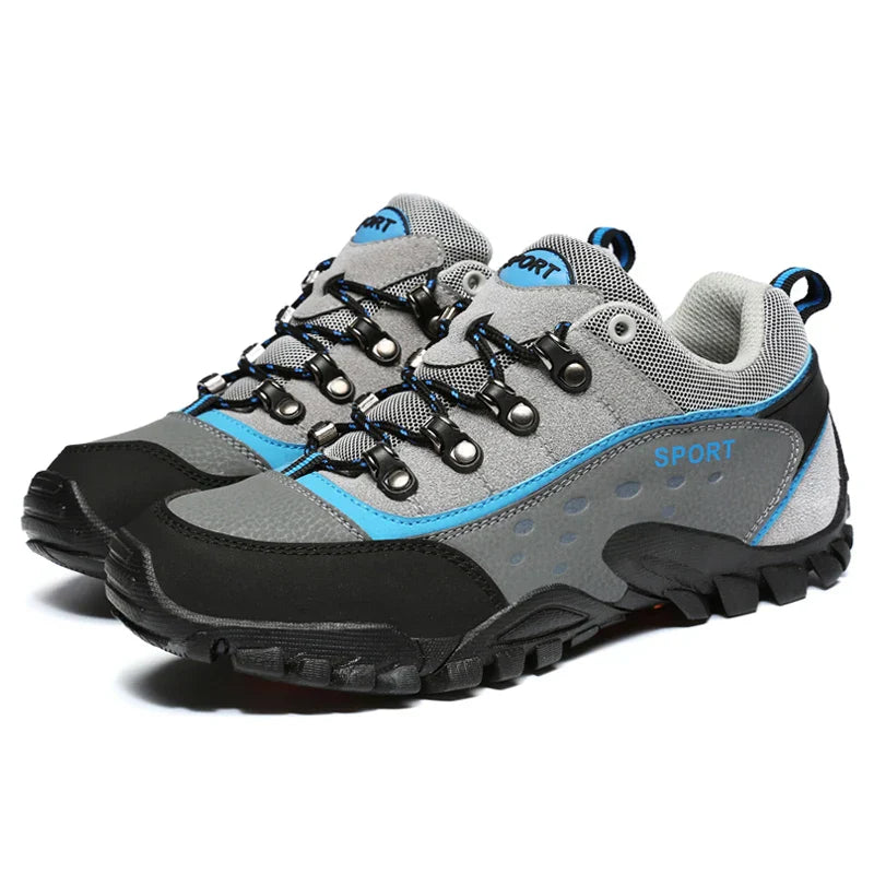Autumn Spring Women Outdoor Leather Trekking Hiking Shoes