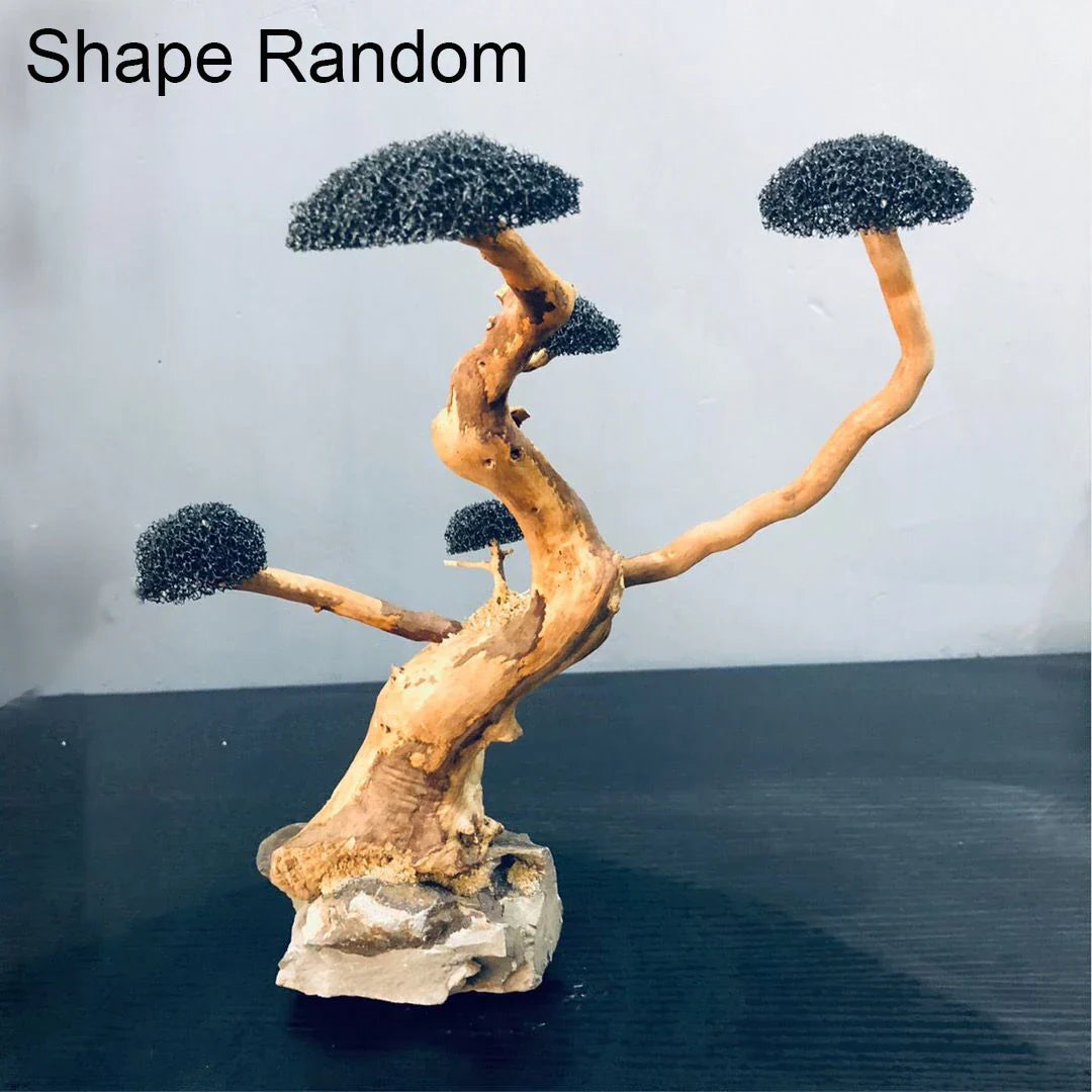 Aquarium Moss Tree Driftwood Fish Tank Landscaping Water