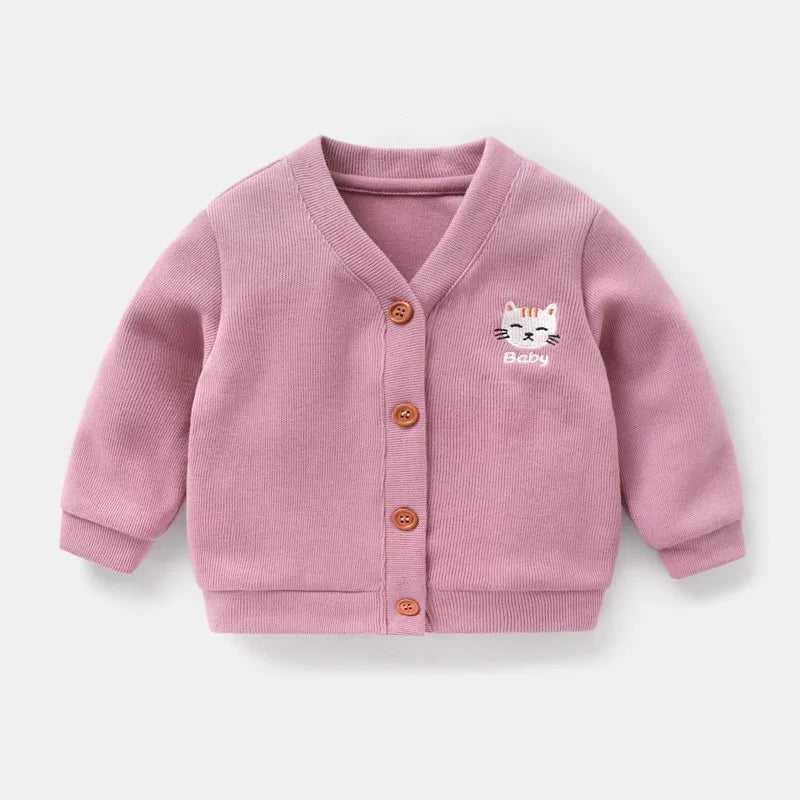 Newborn Baby Clothes Cotton Solid Baby Boys Girls