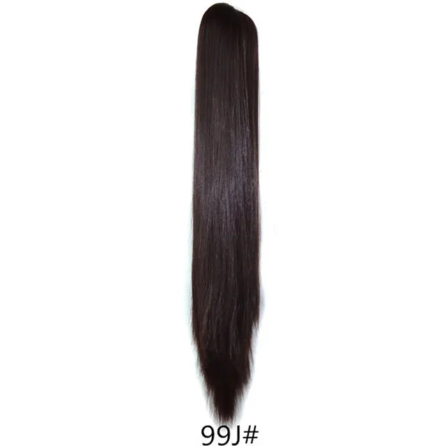 22inch Claw Clip On Ponytail Hair Extension Synthetic