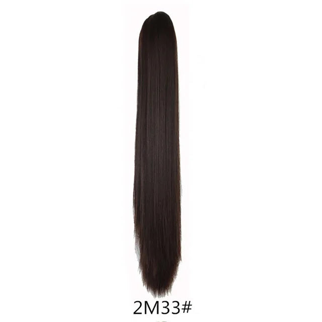 22inch Claw Clip On Ponytail Hair Extension Synthetic