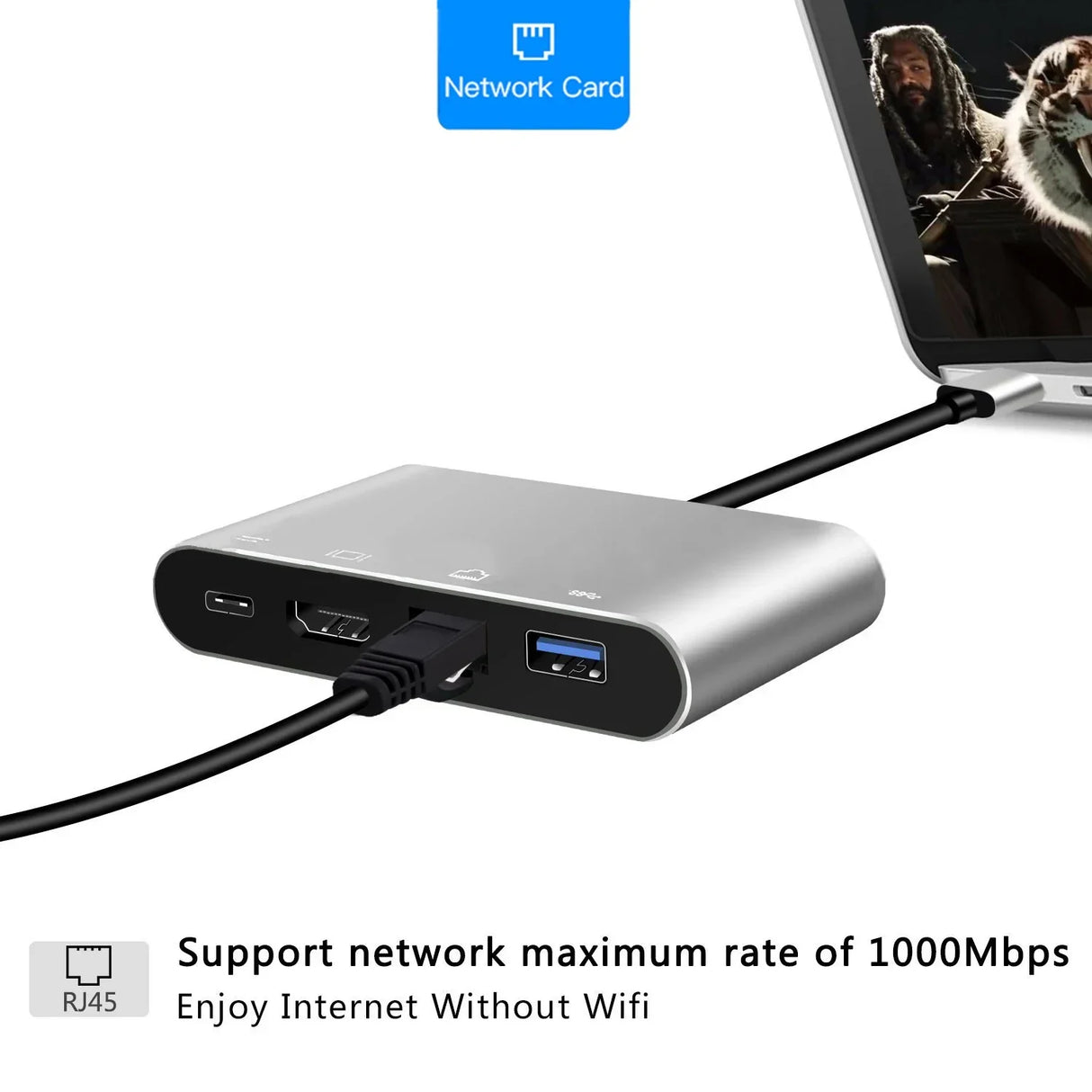 4 in 1 USB Type-C to HDMI 4K+