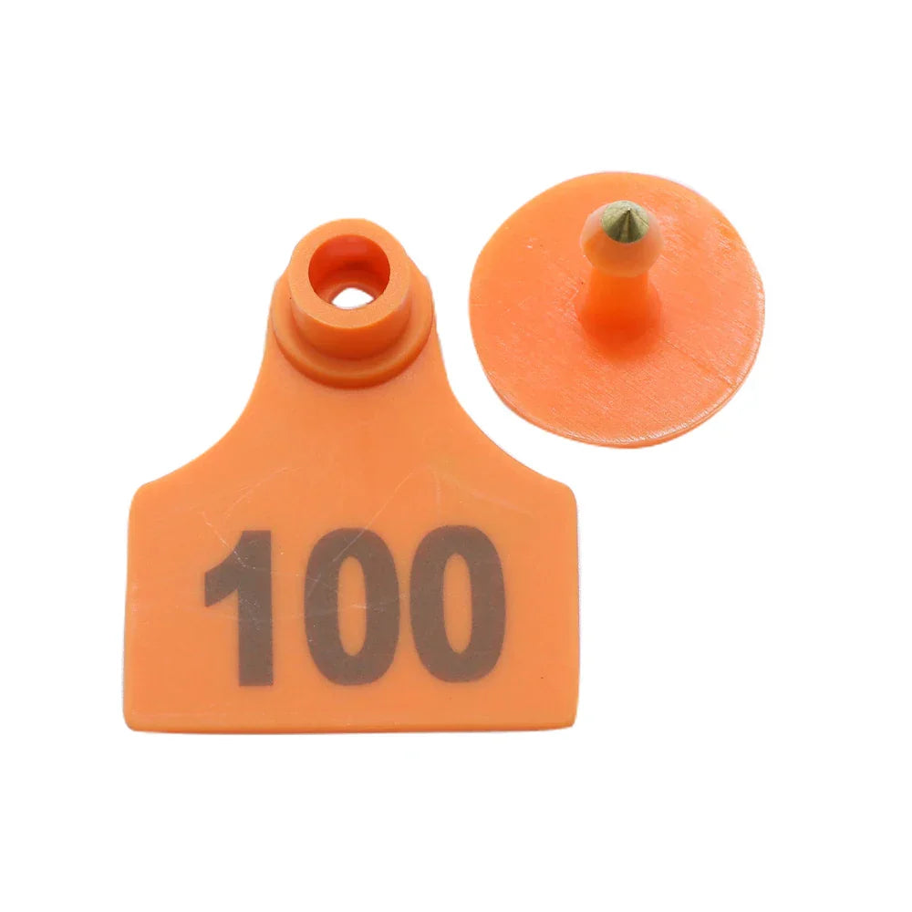 4*5cm Pig Goat Ear Tags NO. 001-100 Animal