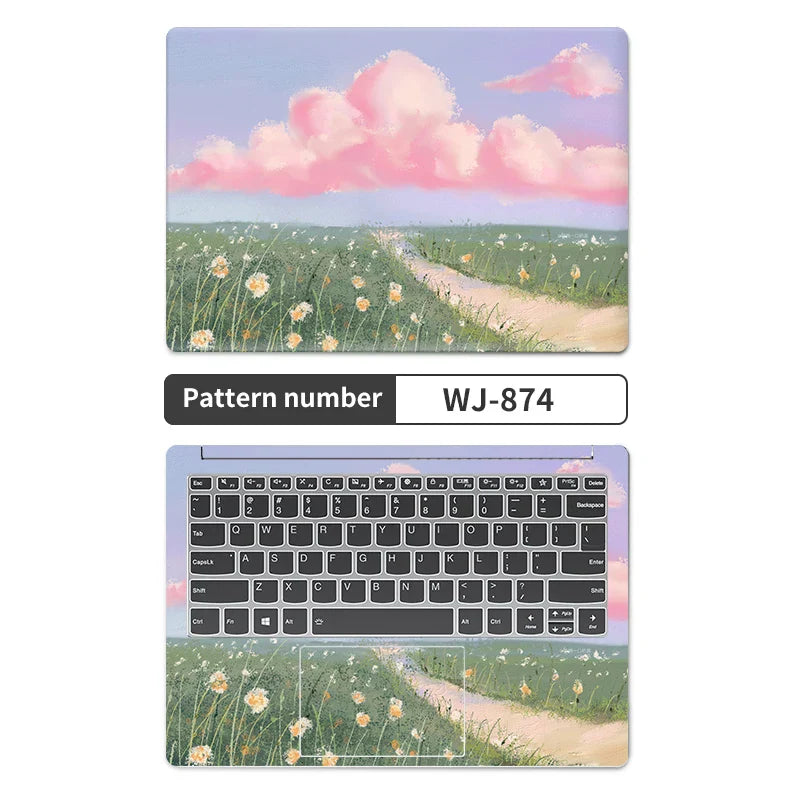 DIY Cat Laptop Cover Skins Stickers Notebook PVC