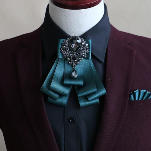 Handmade British Style New Diamond Bow Ties for
