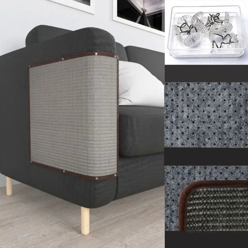 Sofa Side Protection Mat Couch Cat Scratch Pad
