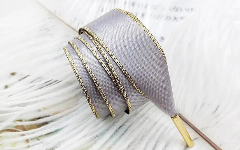 1.6cm Wide Doublesided Ribbon Satin Fashion Shoelace Creative
