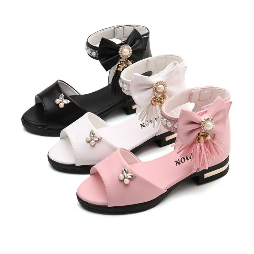 Kids Bow Sandals Children Girls Summer Cute Sandals