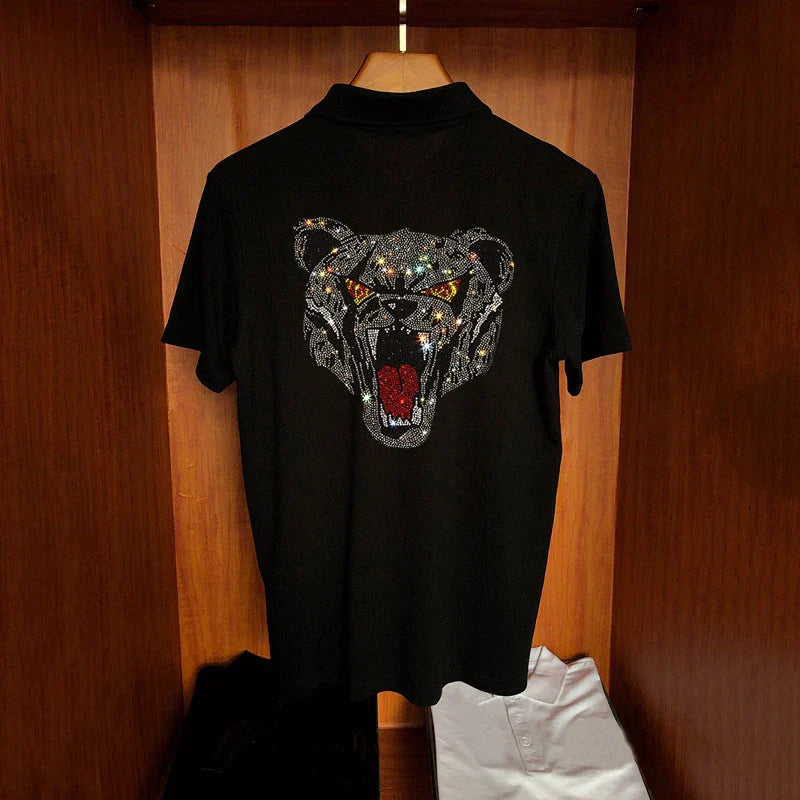Summer Men's T-Shirt Pure Cotton Casual Polo Male