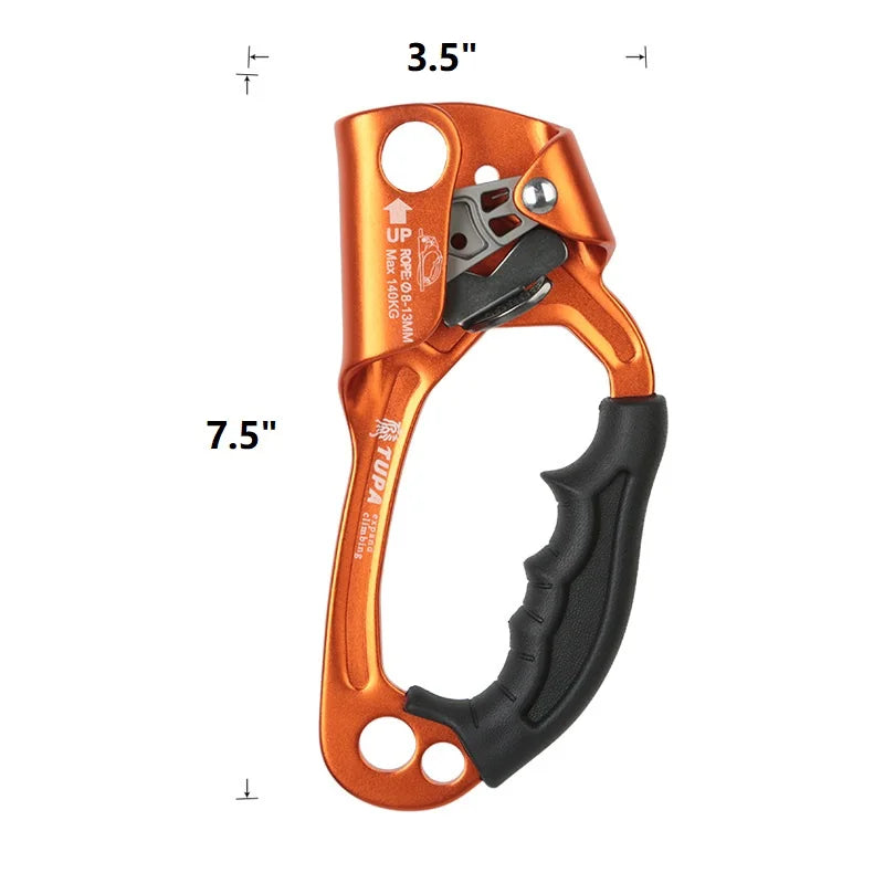 SRT Rock Climbing Hand Ascender Alloy Rigging Rope
