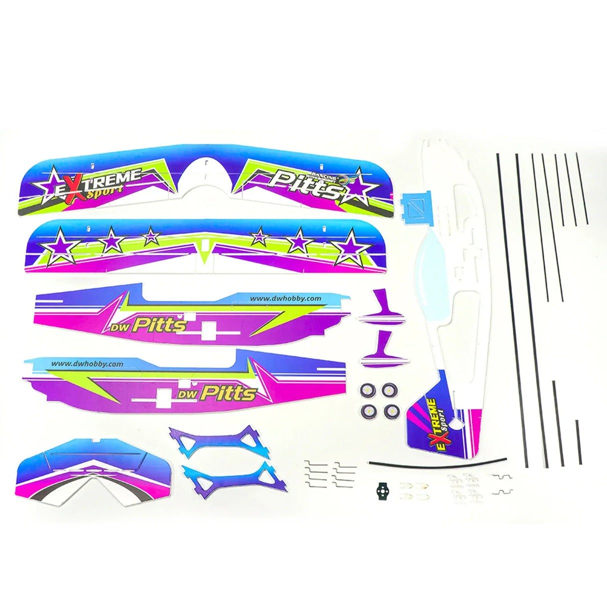 DWH E3005-154E PITTS RC Airplane Aircraft Foam Plane