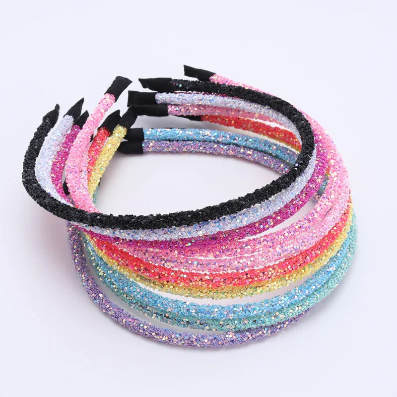 3 Piece New Girls Glitter Hair Accessories Kids
