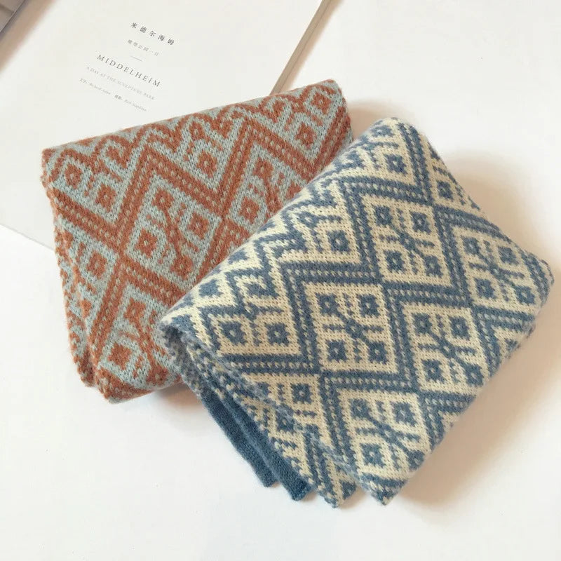Winter Children Scarf Knitted Wool Scarf For Kids