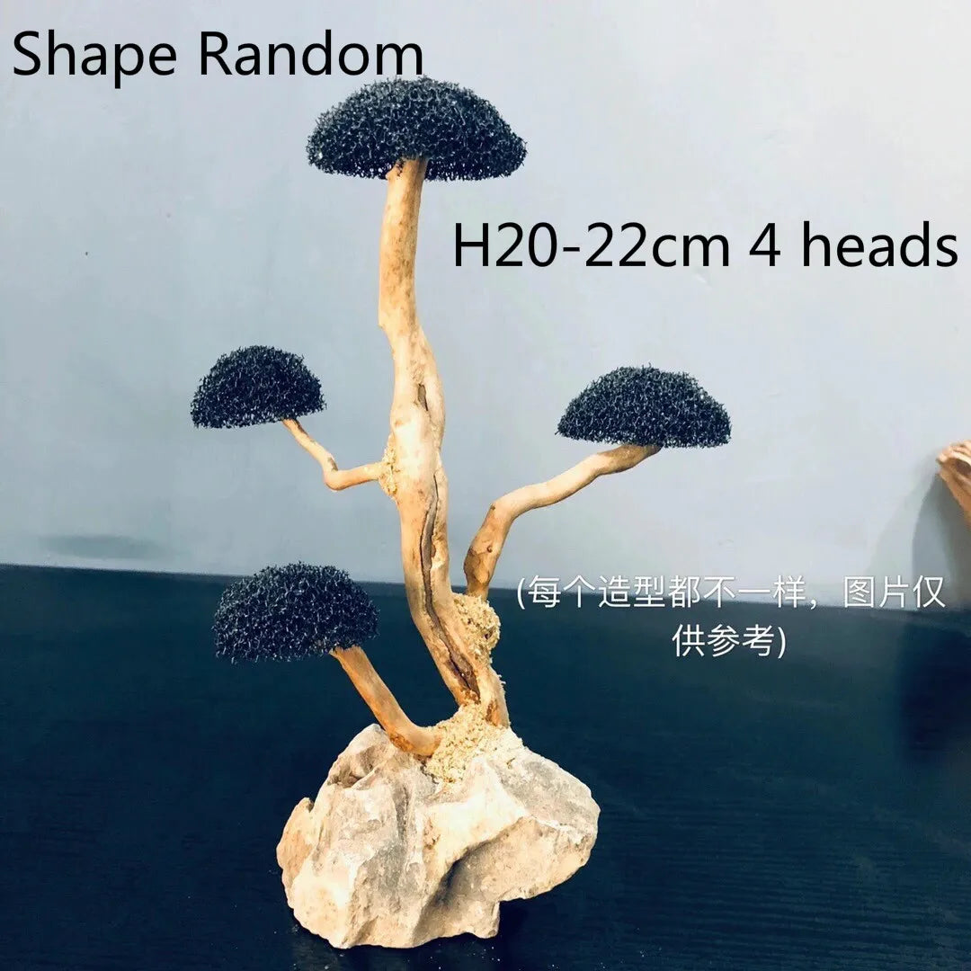 Aquarium Moss Tree Driftwood Fish Tank Landscaping Water