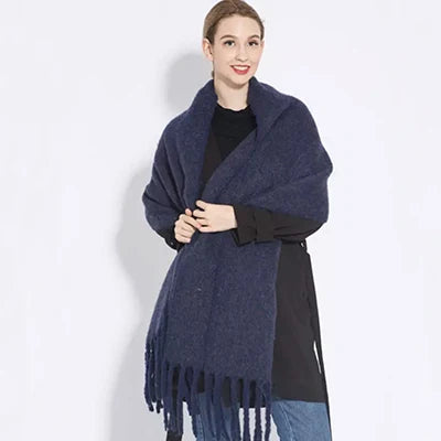 Free Shipping 2023 Winter Plaid Vintage Scarf Women
