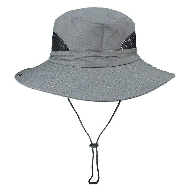 New Outdoor Men Hats Fishing Cap Solid Color