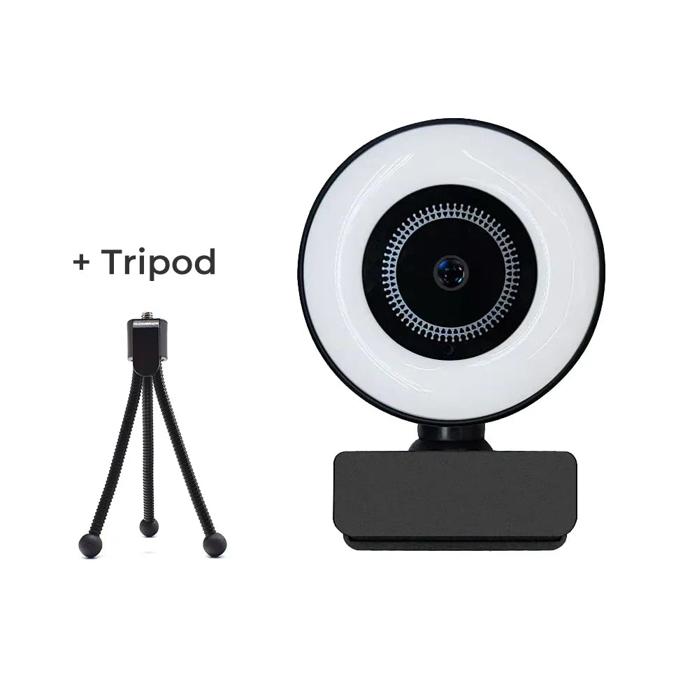 Webcam 1080P mini camera Fill Light Webcam with
