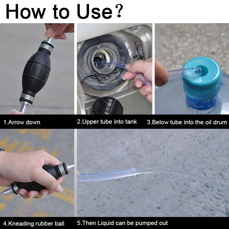 1Piece Fuel Pump 6MM 8MM 10MM 12MM Hand