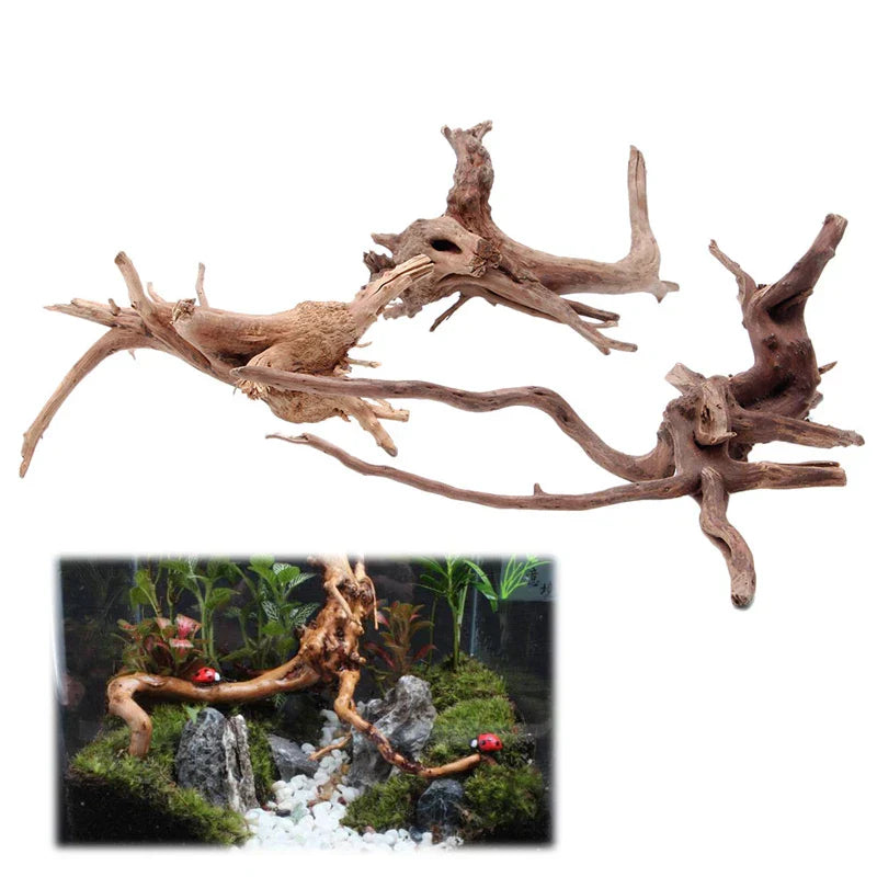 C5AC Wood Natural Trunk Driftwood Tree Aquarium Fish