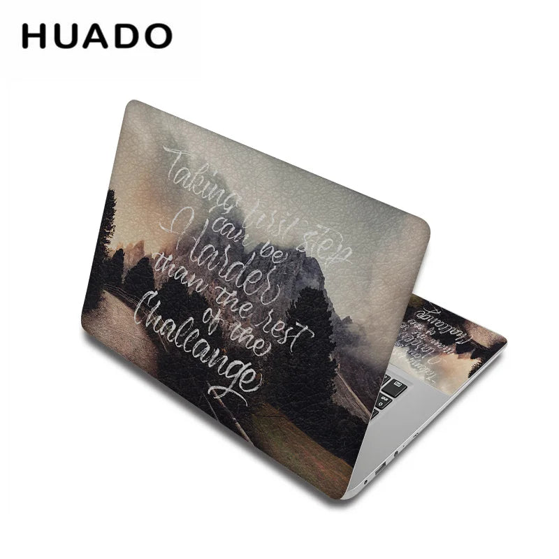 Motivational Words Laptop Skin Sticker 13.3" 15" 15.6"