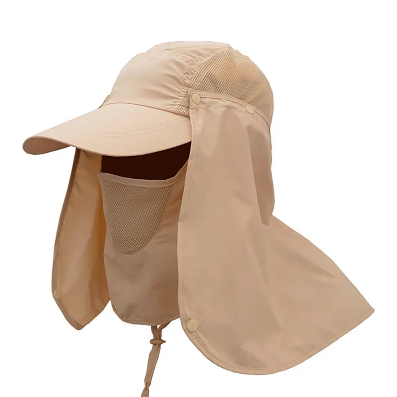 Protective Chapeu Feminino Neck Cover Ear Flap UV