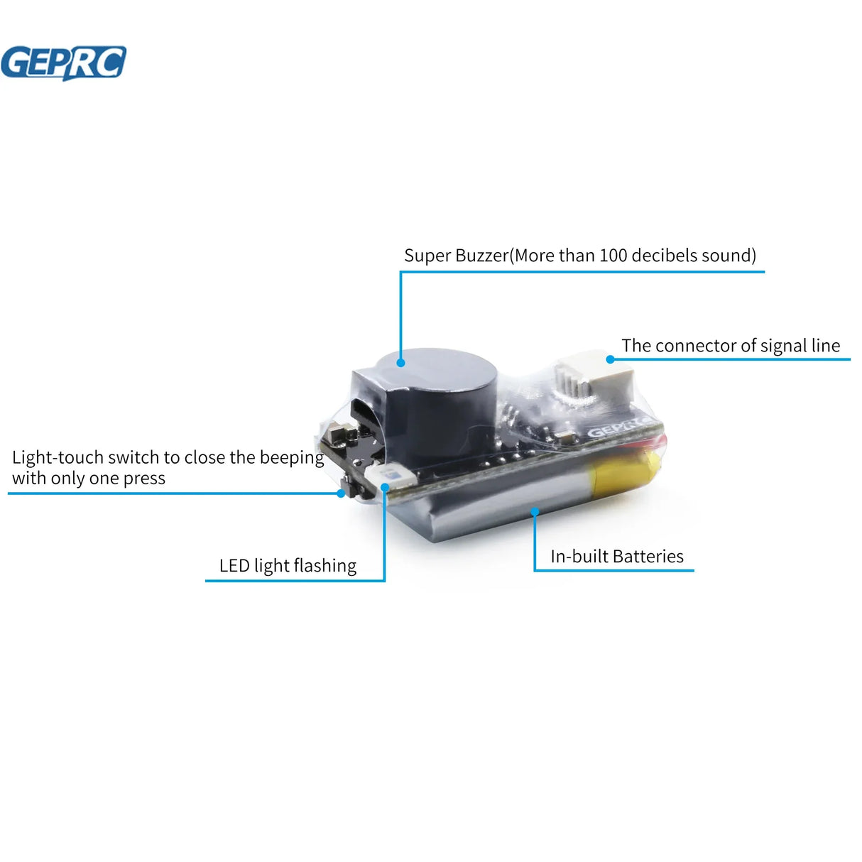 GEPRC Super Buzzer Suitable Drone Loss Alarm RC