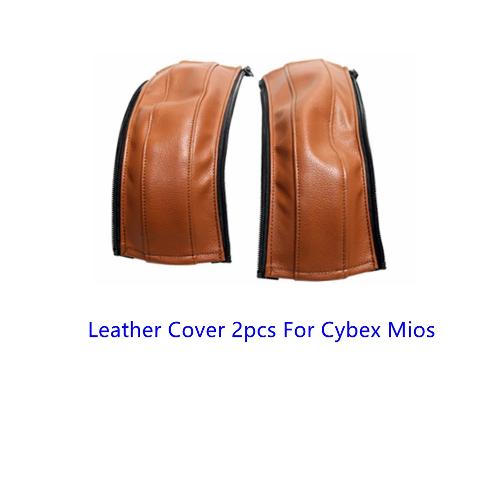 Stroller PU Leather Handle Covers Fit Cybex Mios