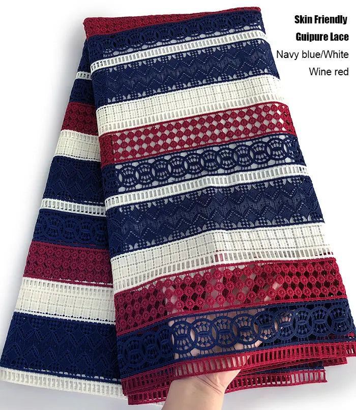 Skin friendly 5 Yards Top Class Guipure Lace