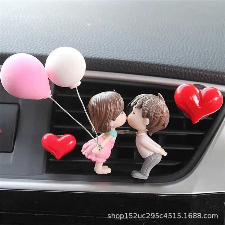 Car Air outlet clip Decoration Cute Cartoon Couples