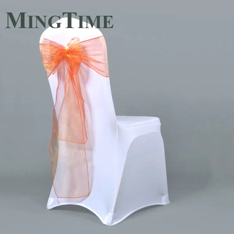 25pcs 275cm Sheer Organza Chair Sashes Band Ribbon