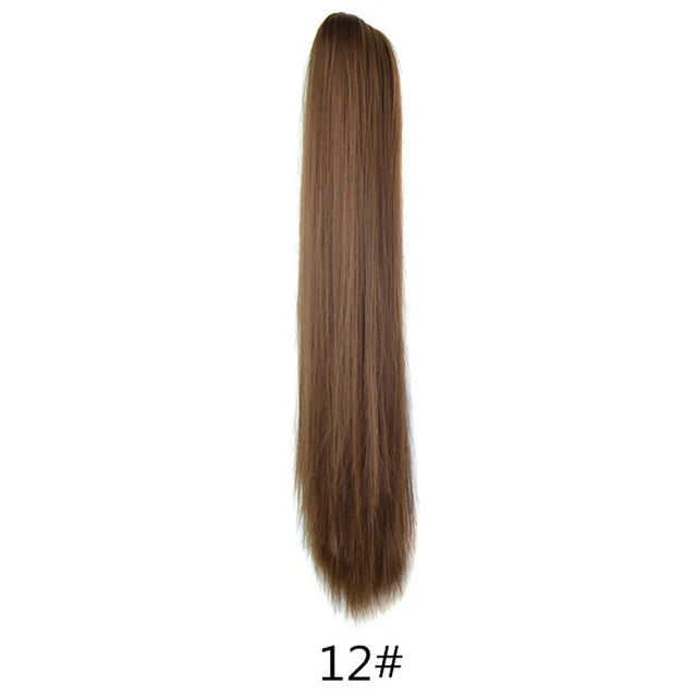 22inch Claw Clip On Ponytail Hair Extension Synthetic
