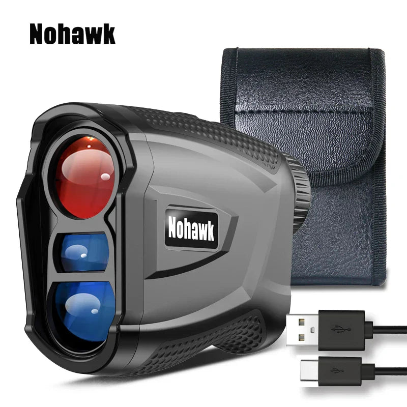 Nohawk Multifunctional Golf Laser Rangefinder Telescope with Flag-Lock
