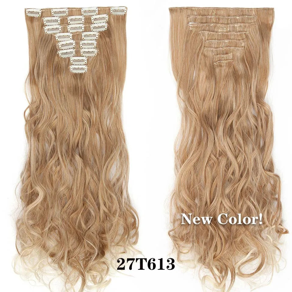 HAIRRO 24Inches 170g 36 Colors Long Straight Synthetic