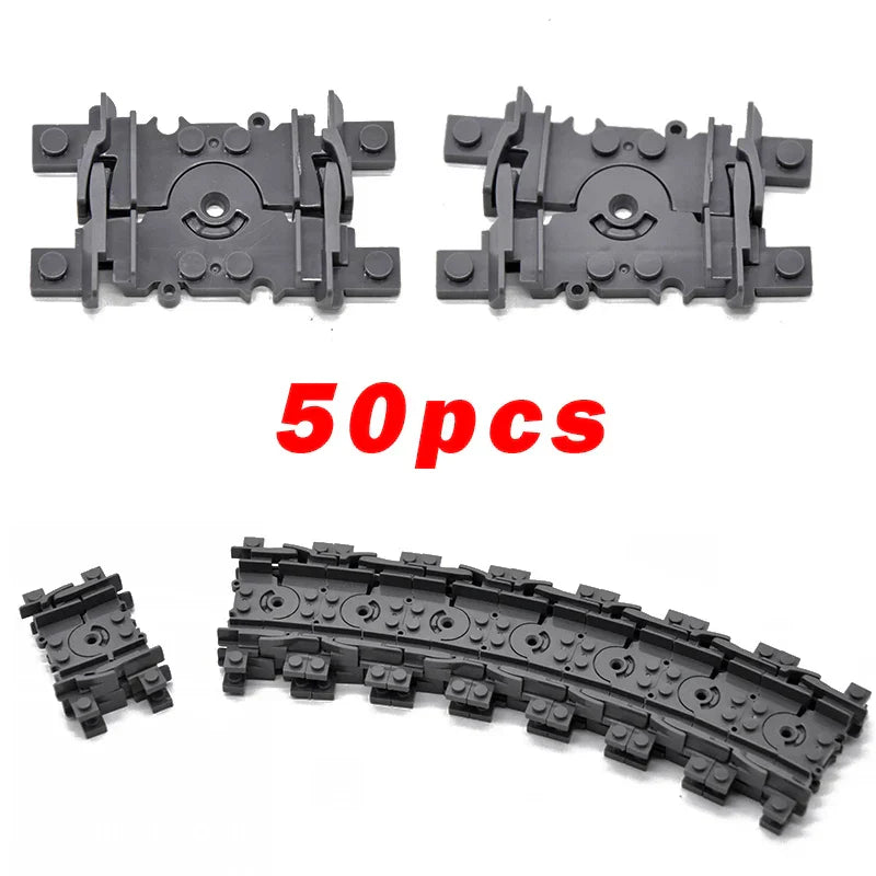 MOC Railway Track Train Tracks Straight Curved Soft