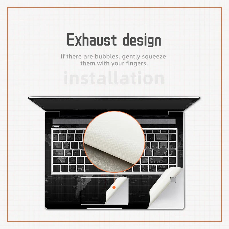 Marble Cover Laptop Sticker Skins Notebook Skin PVC