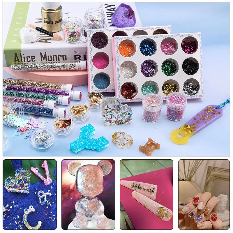 Epoxy Resin Accessories Kit With 3 Layers Box