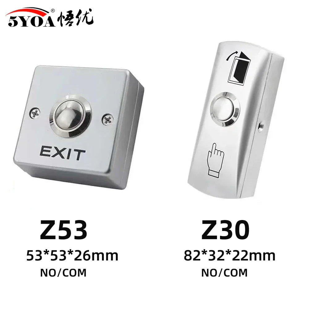 Access Button Door Exit Push Switch No Touch