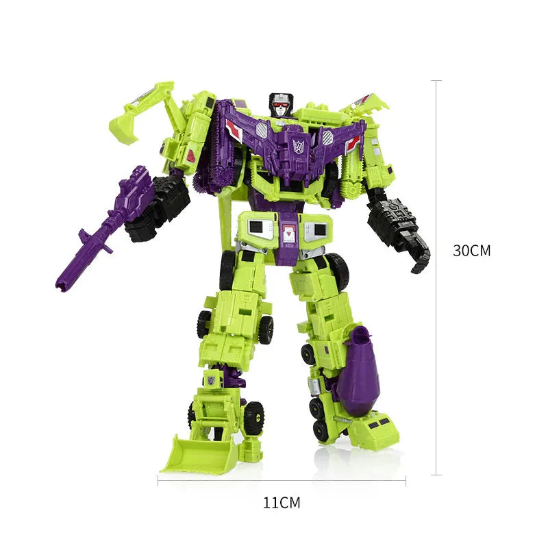HZX 6In1 Devastator Haizhixing Transformation Toys Anime Action