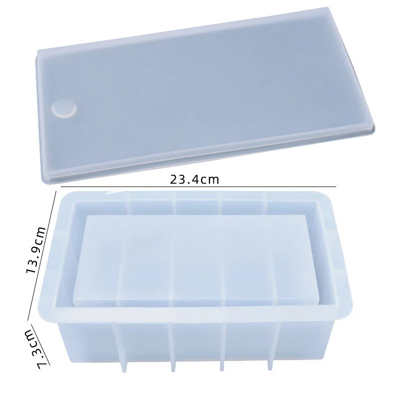 15Cm Large Pyramid Silicone Mold with Fixed Frame