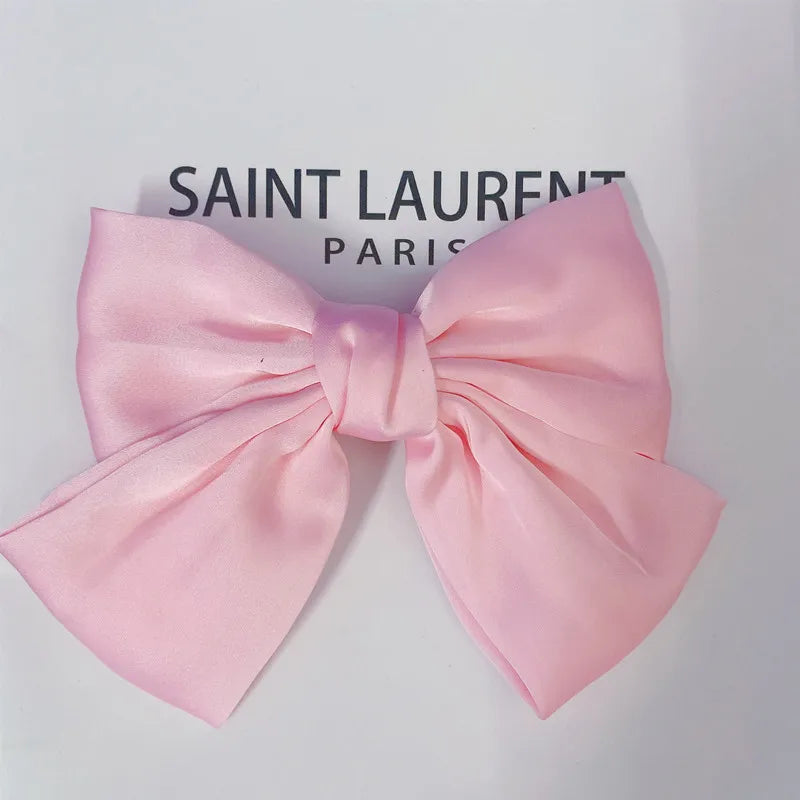 Fashion Ribbon Hairgrips Big Large Bow Hairpin For