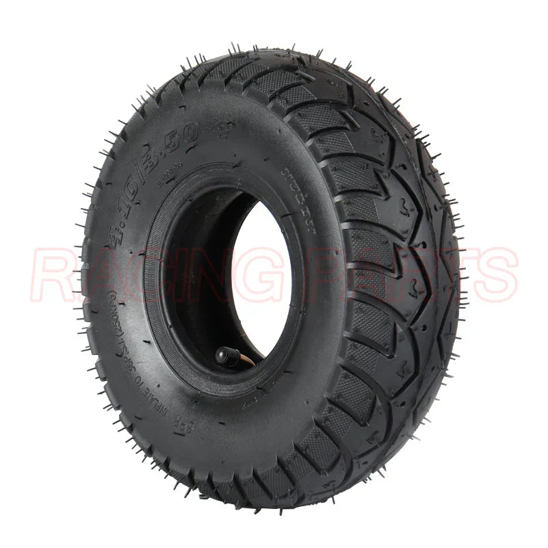 10 Inch 4.10 3.50-4 Tyre 4.10-4 Outer Tires Inner Tube Fit Electric Tricycle