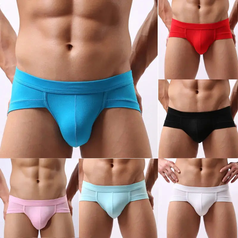 Hirigin New Fashion Pure Cotton Men Sexy Bulge