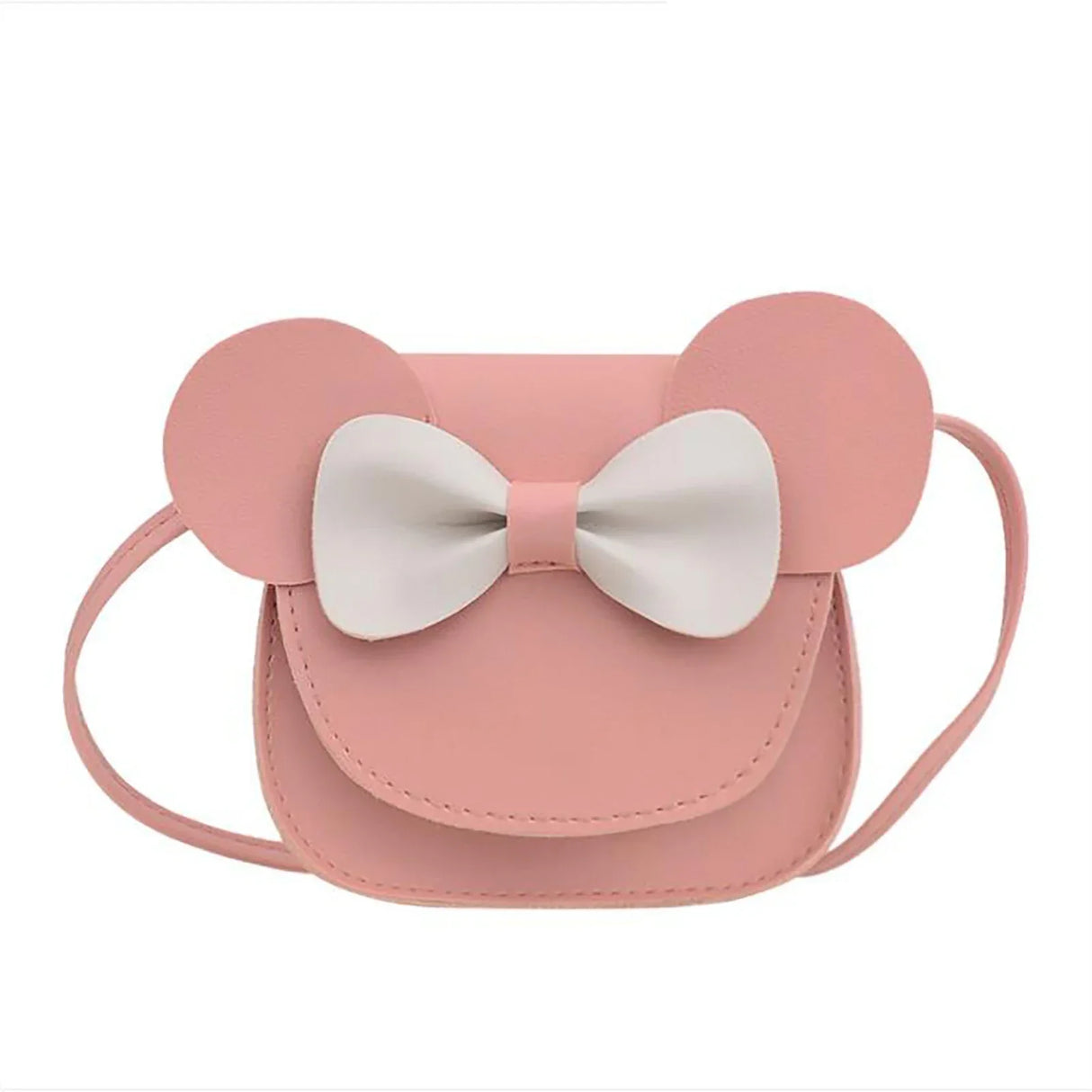 Baby Girl Cartoon Crossbody Bag, Cute Mouse Ear