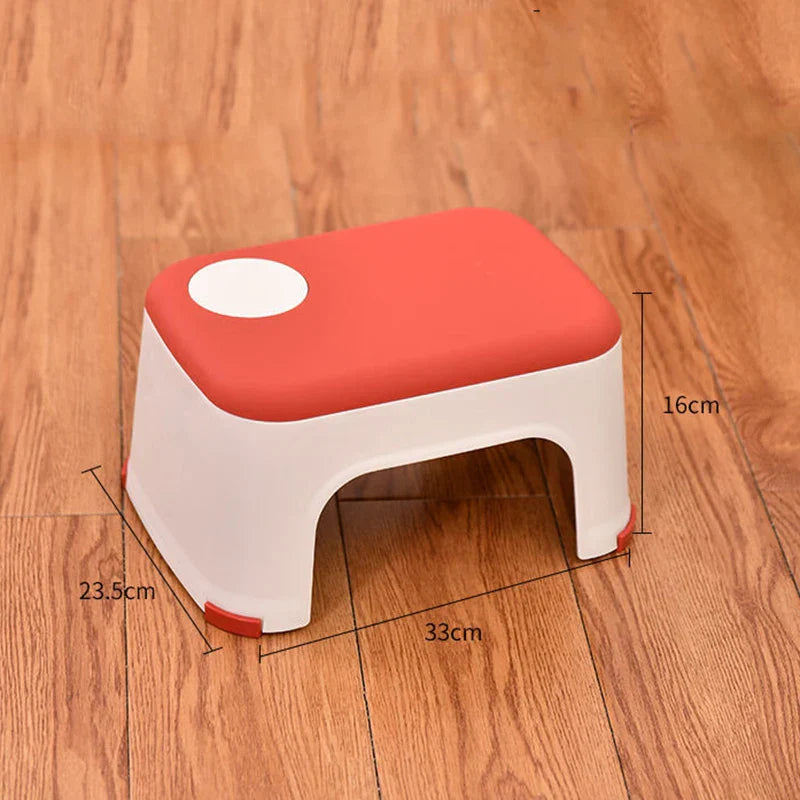 Thicken Plain Bathroom Stools Living Room Non-slip Bath